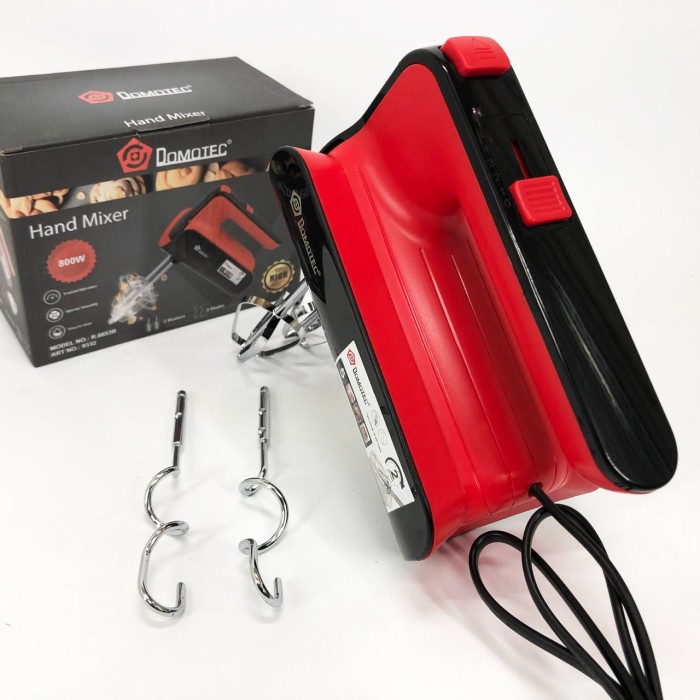 Міксер з нержавіючими насадками Domotec, Ручний міксер для приготування тіста Хороший для тіста TO-28