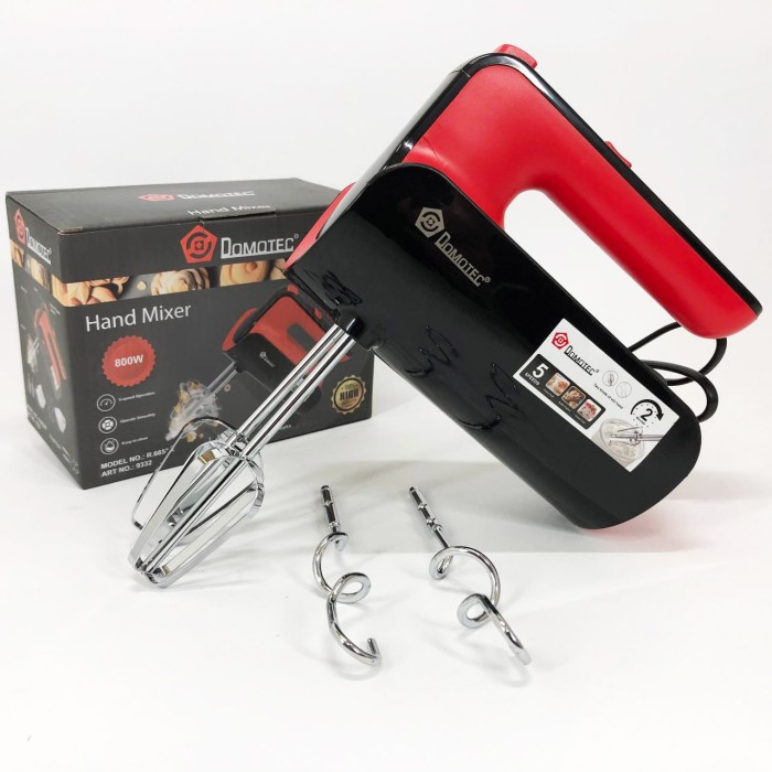 Міксер з нержавіючими насадками Domotec, Ручний міксер для приготування тіста Хороший для тіста TO-28