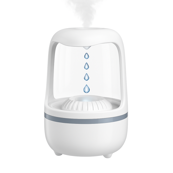 Зволожувач повітря ультразвуковий DROP HUMIDIFIER AND-199, левітуючий розпилювач для спальні, будинки, готелі