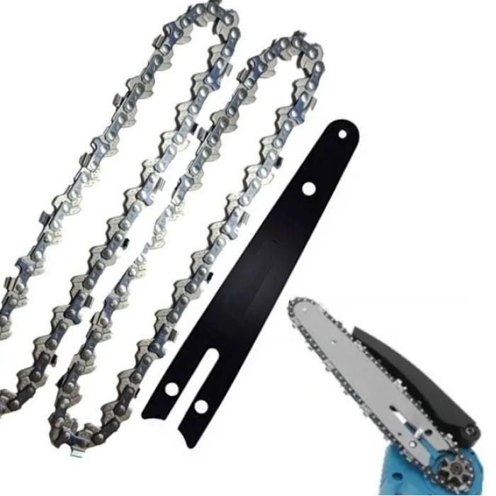 Пиляльний ланцюг для легкої бензопили 20см, Шина і ланцюг Гартовий для бензопили OH-58