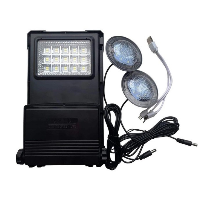 Настільний прожектор ліхтар GDLITE GD-07А, Портативний ліхтар-прожектор, Led FD-224 прожектор акумуляторний