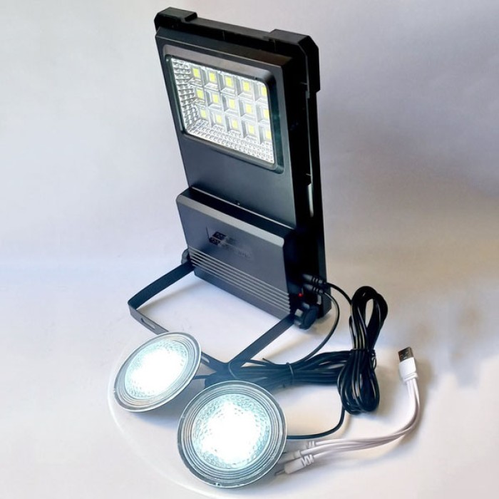 Настільний прожектор ліхтар GDLITE GD-07А, Портативний ліхтар-прожектор, Led FD-224 прожектор акумуляторний