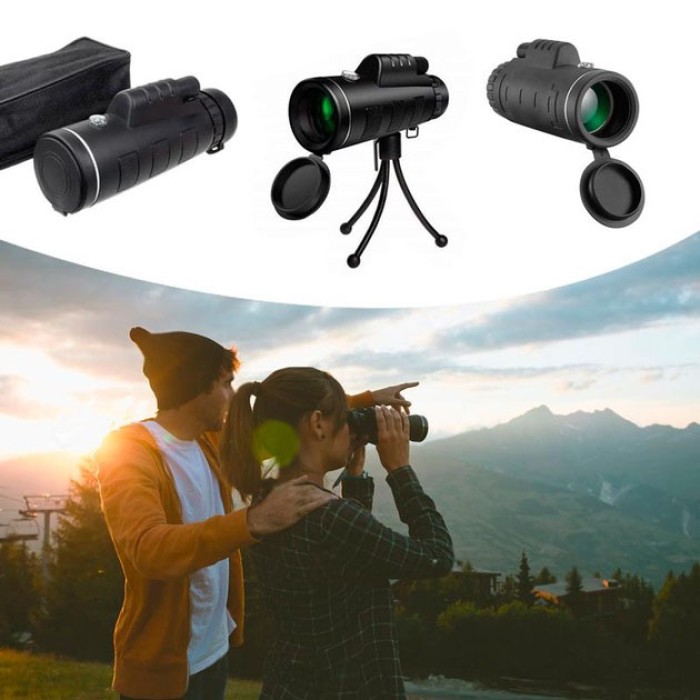 Монокуляр UN-3012 40X60 надпотужний легкий компактний з подвійним фокусуванням CP-45