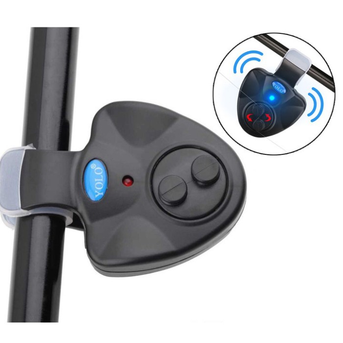 Електронний сигналізатор клювання Yolo на вудку світлозвук OB-11