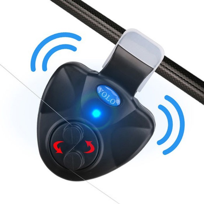 Електронний сигналізатор клювання Yolo на вудку світлозвук OB-11