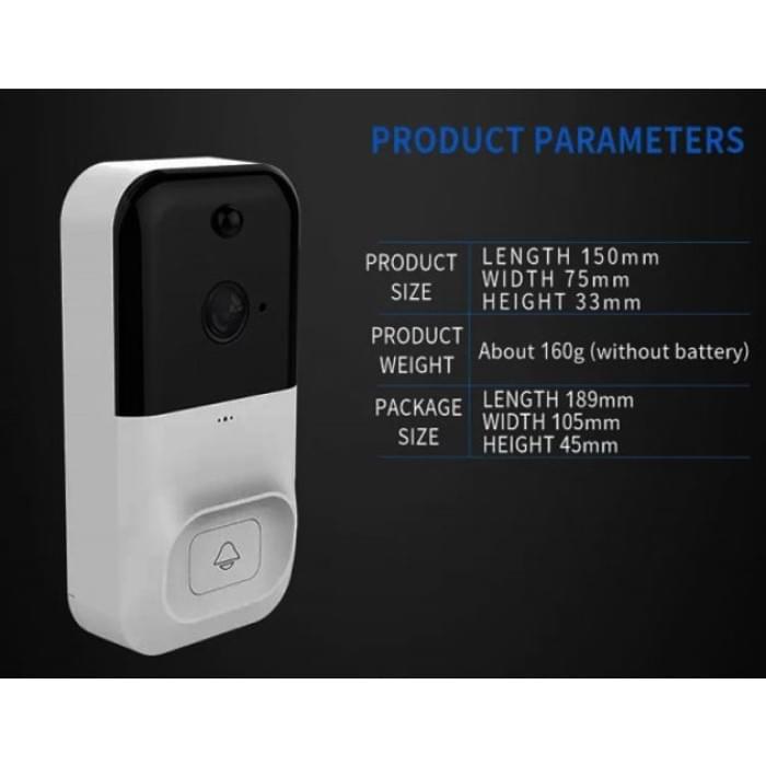 Бездротова відеокамера дверного дзвінка домофон SMART DOORBELL ML-897 X5 wifi