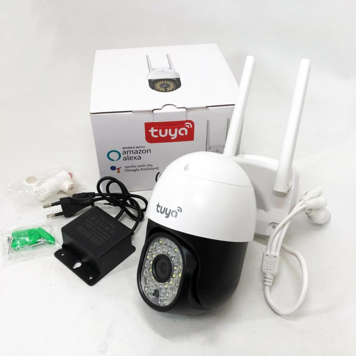 Камера відеоспостереження з динаміками CAMERA C18 TUYA APP WIFI IP 3.0mp, Вуличні камери GS-467 для дому