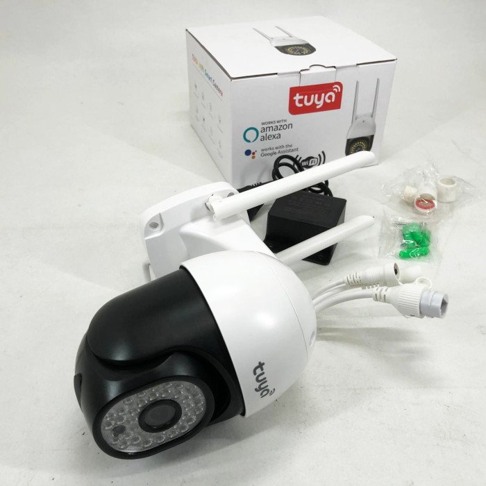 Камера відеоспостереження з динаміками CAMERA C18 TUYA APP WIFI IP 3.0mp, Вуличні камери GS-467 для дому