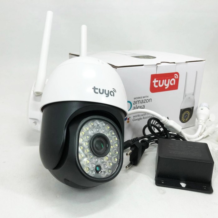 Камера відеоспостереження з динаміками CAMERA C18 TUYA APP WIFI IP 3.0mp, Вуличні камери GS-467 для дому