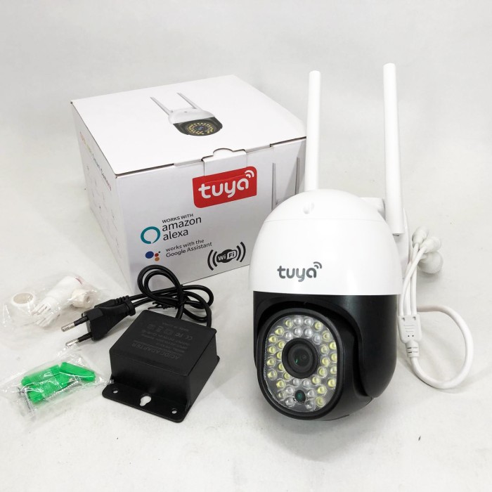 Камера відеоспостереження з динаміками CAMERA C18 TUYA APP WIFI IP 3.0mp, Вуличні камери GS-467 для дому