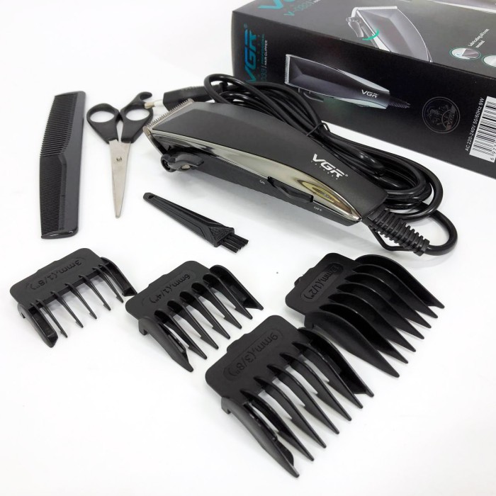 Електронна машинка для стрижки VGR V-033, Тример для стрижки волосся потужний Тример скронь PL-66