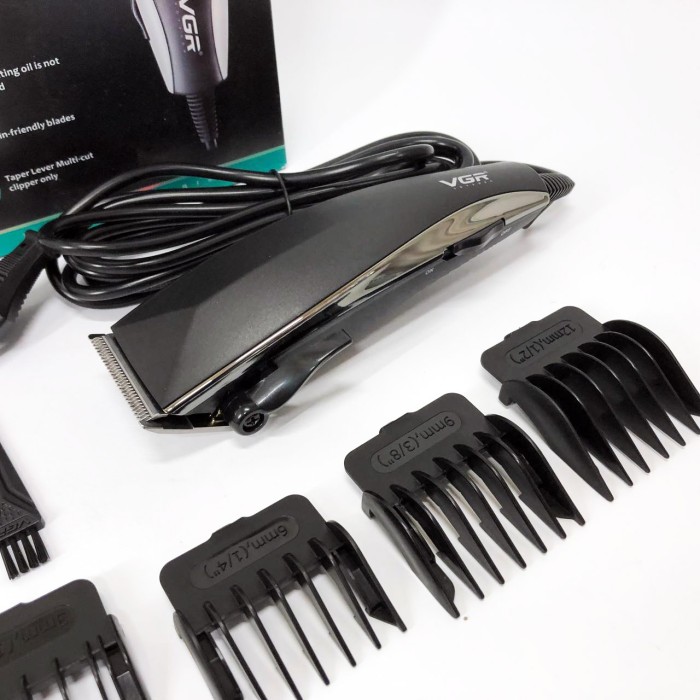 Електронна машинка для стрижки VGR V-033, Тример для стрижки волосся потужний Тример скронь PL-66