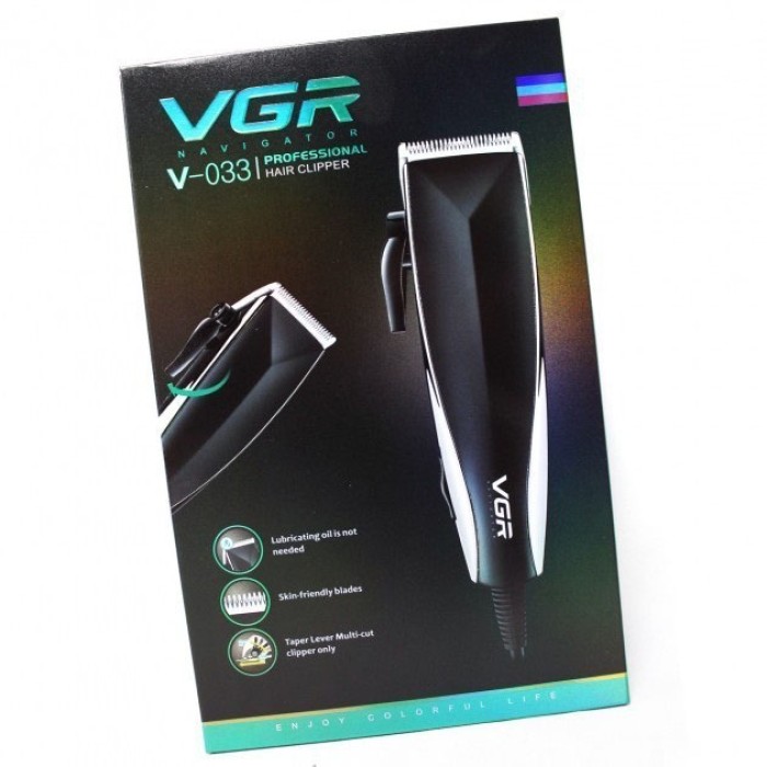 Професійна бритва-машинка для стрижки волосся VGR V-033, Бездротова машинка для стрижки SX-581 для дому