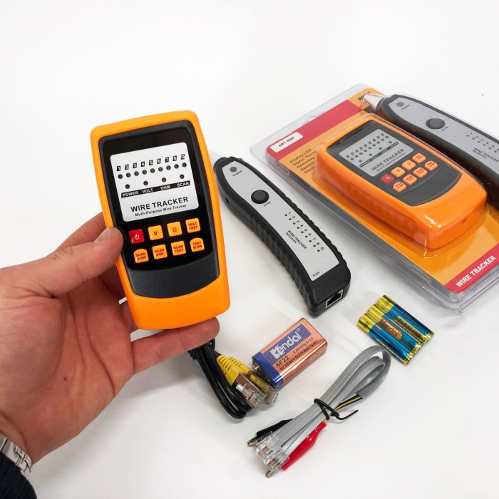 Кабельний LAN тестер трасошукач Веnеtесh GМ 6О з роз'ємами RJ-11 і RJ-45 шукач дротів індикатор проводки WC-45