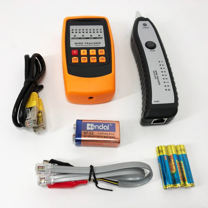 Кабельний LAN тестер трасошукач Веnеtесh GМ 6О з роз'ємами RJ-11 і RJ-45 шукач дротів індикатор проводки WC-45