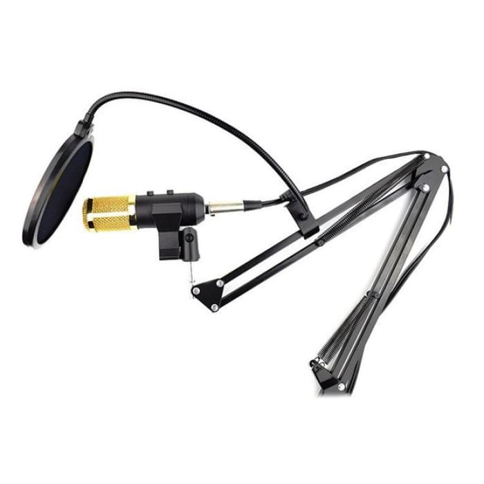Мікрофон Студійний конденсаторний Music DJ. M-800U зі стійким CT-754 та вітрозахистом
