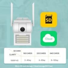Камера відеоспостереження UKC CAMERA D2 WIFI IP 2.0mp вулична з BV-905 Led прожектором