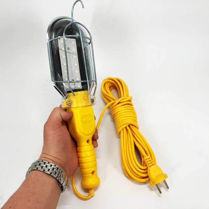 Ліхтар переносний WORKING PLD-9014 від мережі 220V, кабель 10м, гак CE-364 для підвішування
