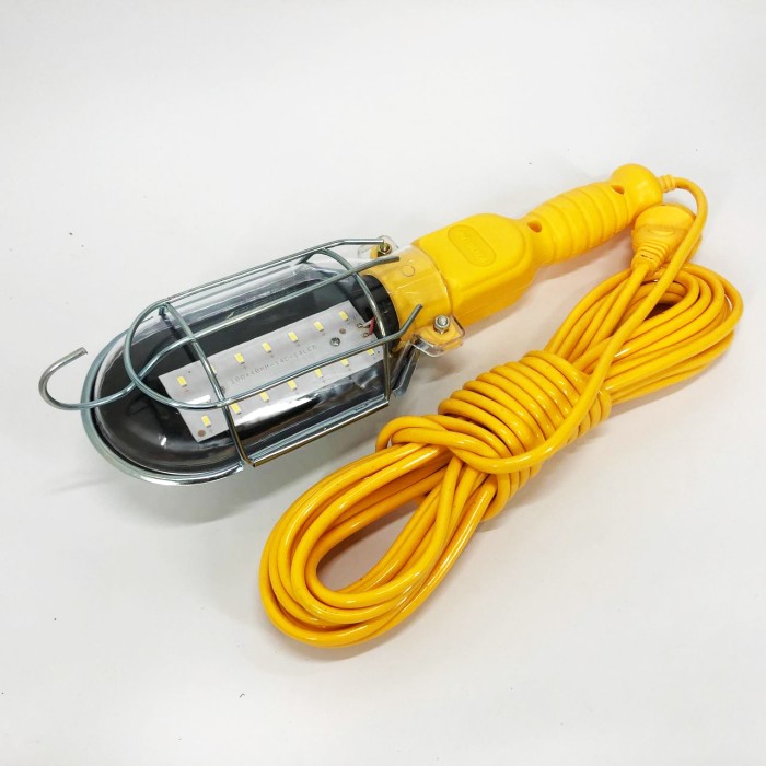Ліхтар переносний WORKING PLD-9014 від мережі 220V, кабель 10м, гак CE-364 для підвішування