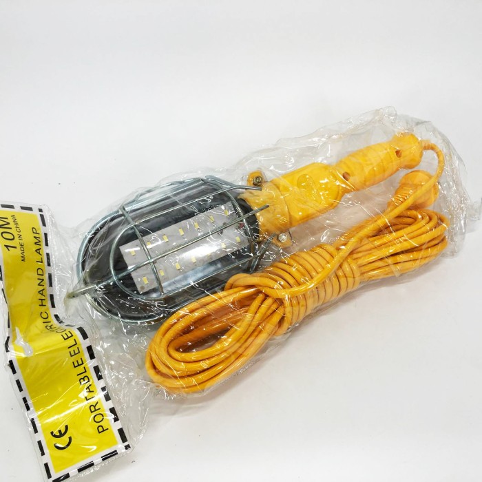 Ліхтар переносний WORKING PLD-9014 від мережі 220V, кабель 10м, гак для підвішування OB-14