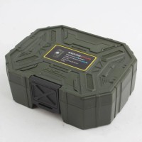 Багатофункціональний армійський ліхтар D50-SMD індикація заряду, запальничка. Колір: зелений
