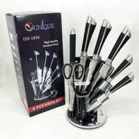 Професійні ножі для домашньої кухні UNIQUE UN-1838, Професійний кухонний набір ножів QM-60