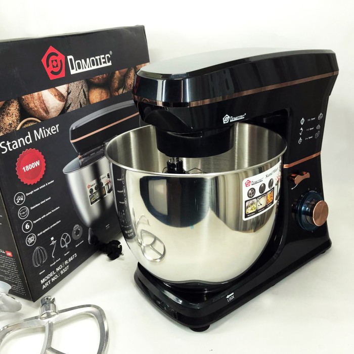 Кухонний планетарний міксер тістомісильник з чашею, Настільний міксер тістомісильник QC-31