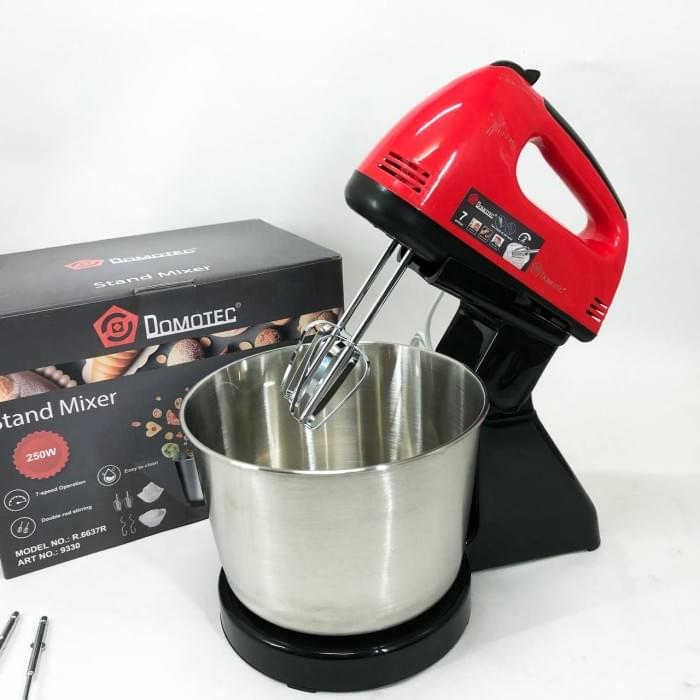 Тістоміс настільний для дому Domotec R6637R 2 л 250 W, Надійний ручний міксер DV-962 для кухні