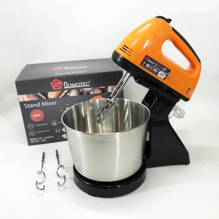 Хороший міксер кухонний міксер Domotec R6637O 250 W для приготування тіста і кремів ND-59