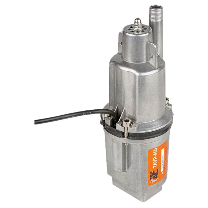 Насос вібраційний 0.25кВт, H 75м, Q 18л/хв, 100мм, 10м кабелю, верхній забір PG-28