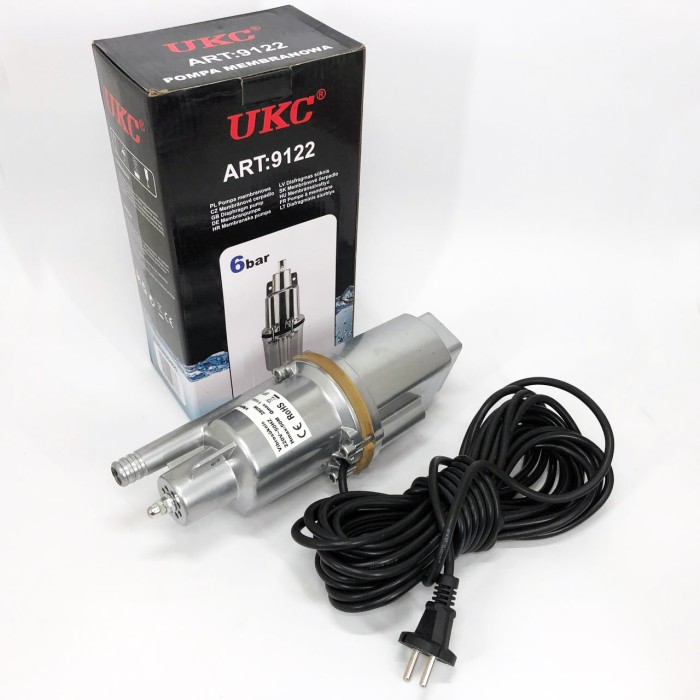 Насос вібраційний 0.25кВт, H 75м, Q 18л/хв, 100мм, 10м кабелю, верхній забір QM-71