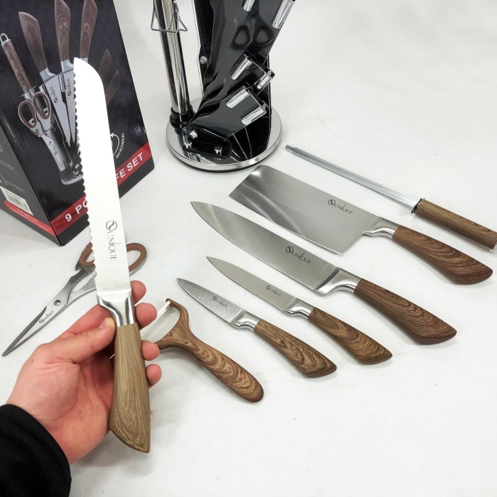 Хороші кухонні ножі для побутового використання, Відмінний набір ножів, Набір ножів для готування KB-23