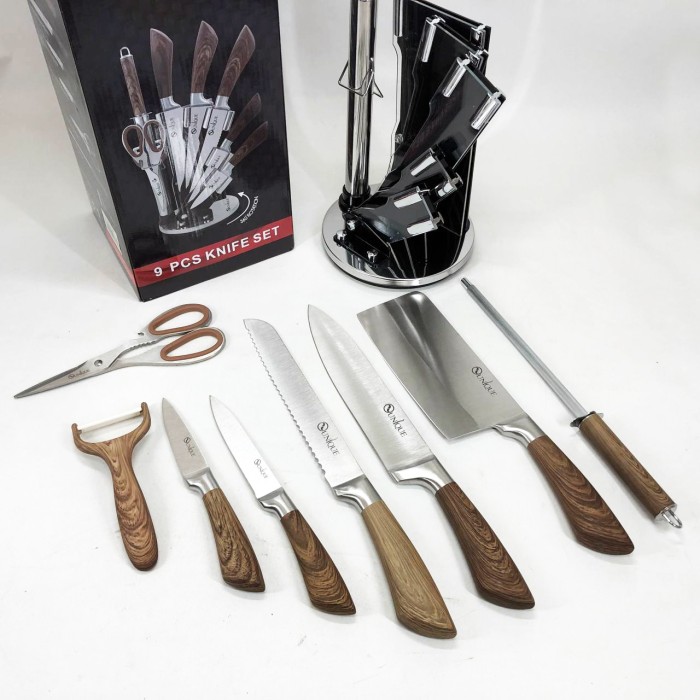 Хороші кухонні ножі для побутового використання, Відмінний набір ножів, Набір ножів для готування KB-23