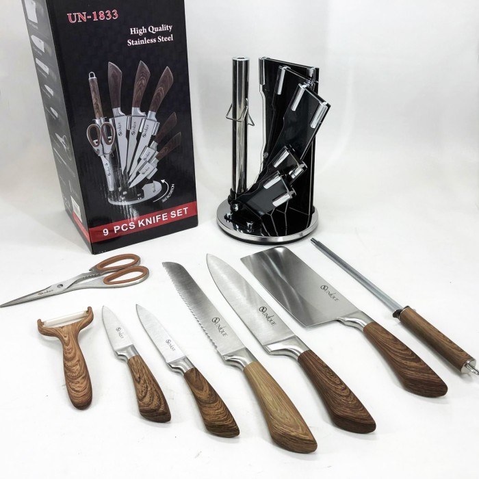 Хороші кухонні ножі для побутового використання, Відмінний набір ножів, Набір ножів для готування KB-23