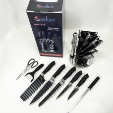 Набір кухонних ножів для кухарів, Професійні ножі для домашньої кухні Ергономічні ножі кухні QJ-58