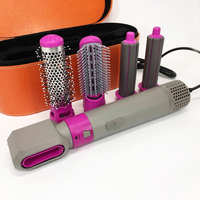 Фен професійна щітка 5, Щипці для волосся для завивки Фен з іонізацією укладання VB-68