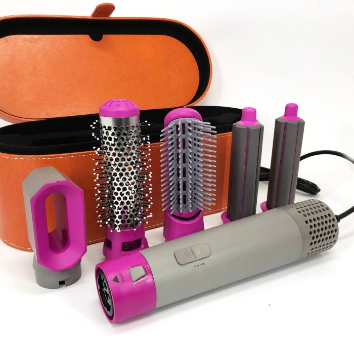 Фен професійна щітка 5, Щипці для волосся для завивки Фен з іонізацією укладання VB-68