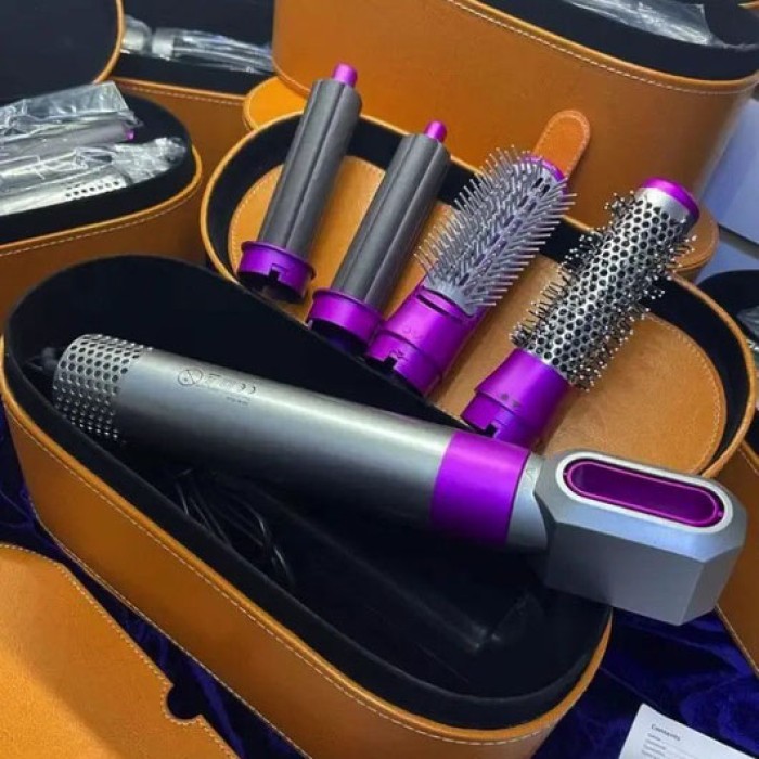 Фен професійна щітка 5, Щипці для волосся для завивки Фен з іонізацією укладання VB-68