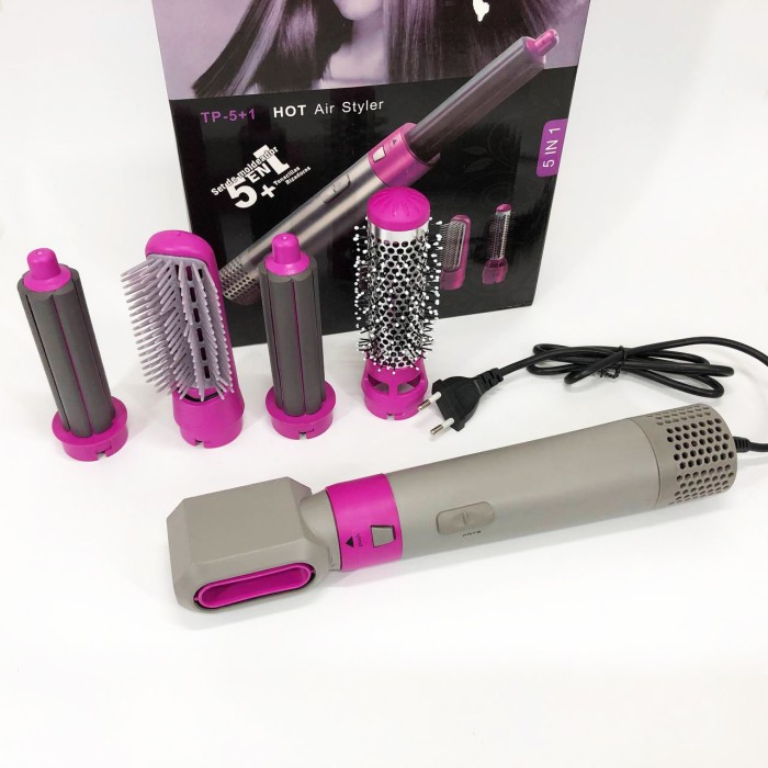 Фен для волосся з дифузором 5 в 1, Хороший потужний фен, для дому та салону Стайлери локонів AE-80