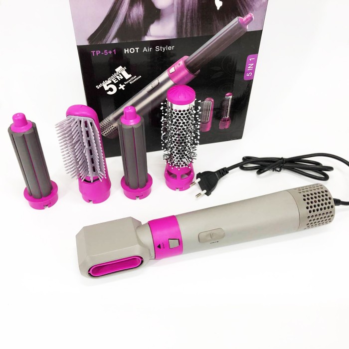 Фен для волосся з дифузором 5 в 1, Хороший потужний фен, для дому та салону Стайлери локонів AE-80