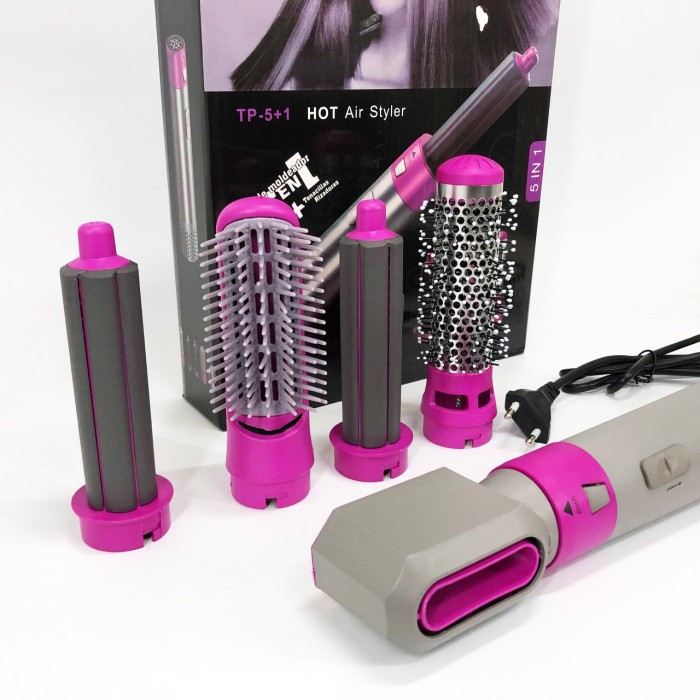 Фен для волосся з дифузором 5 в 1, Хороший потужний фен, для дому та салону Стайлери локонів AE-80