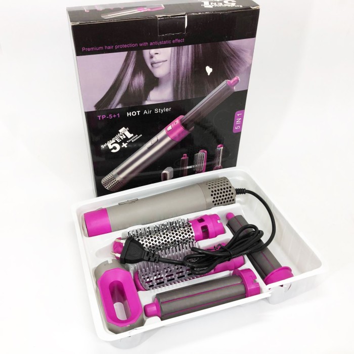 Фен для волосся з дифузором 5 в 1, Хороший потужний фен, для дому та салону Стайлери локонів AE-80