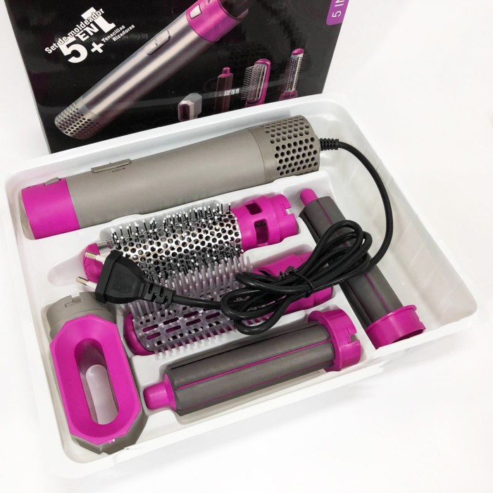 Фен для волосся з дифузором 5 в 1, Хороший потужний фен, для дому та салону Стайлери локонів AE-80