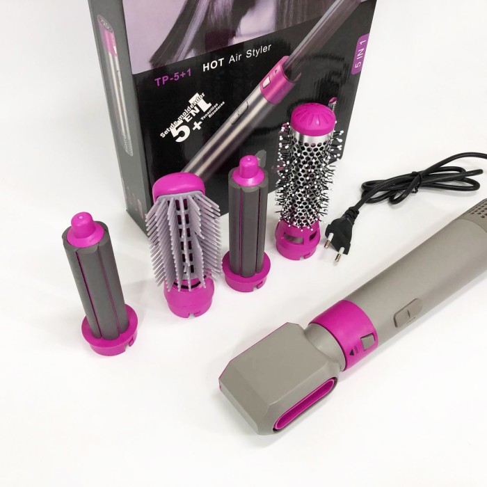 Фен для волосся з дифузором 5 в 1, Хороший потужний фен, для дому та салону Стайлери локонів AE-80