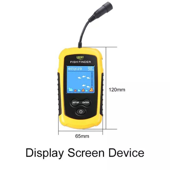 Ехолот портативний Fish Finder до 100м портативний сонар універсальний NY-21