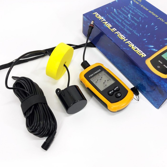 Ехолот портативний Fish Finder до 100м портативний сонар універсальний NY-21