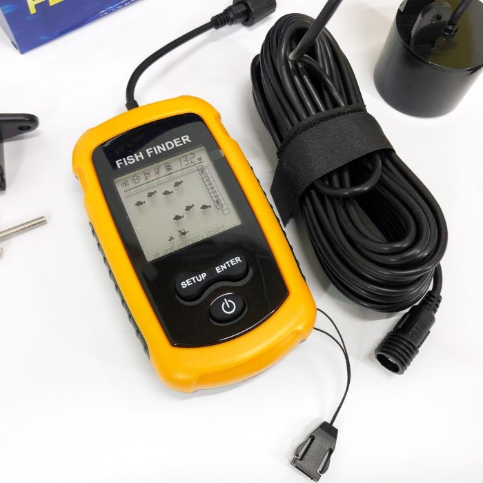 Ехолот портативний Fish Finder до 100м портативний сонар універсальний PZ-37