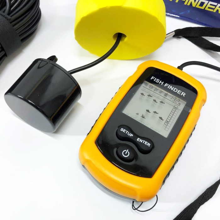 Ехолот портативний Fish Finder до 100м портативний сонар універсальний PZ-37