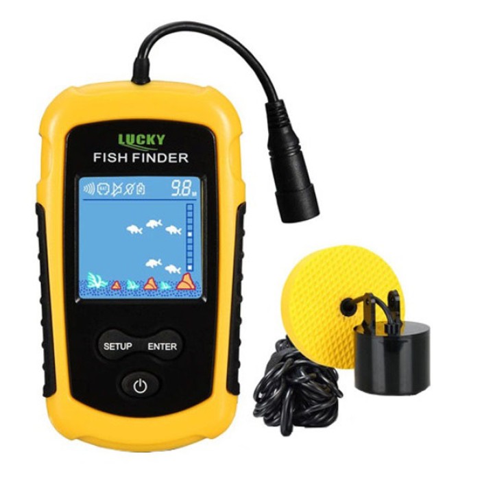Ехолот портативний Fish Finder до 100м портативний сонар універсальний RS-62