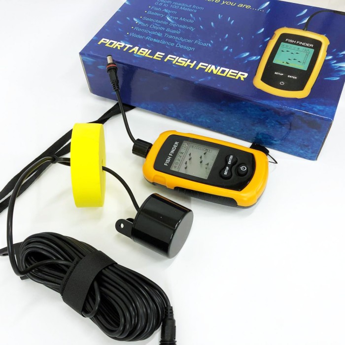 Ехолот портативний Fish Finder до 100м портативний сонар універсальний RS-62